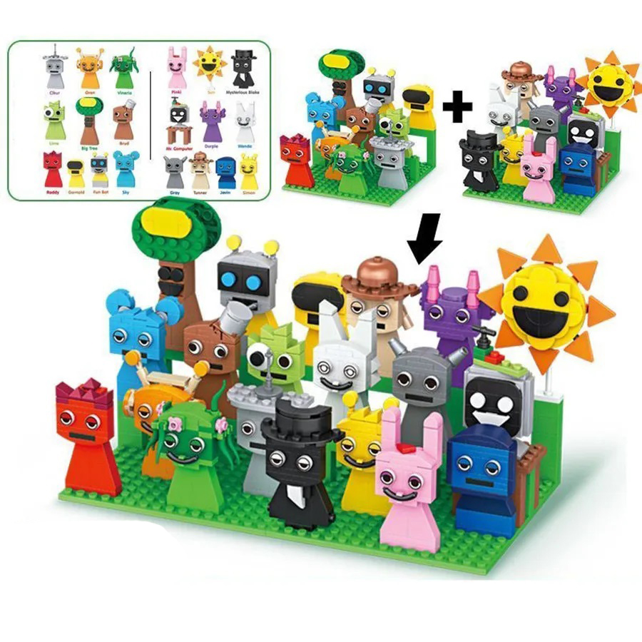 Kids Toys Easter - 9pcs MOC Figures Building Blocks Set