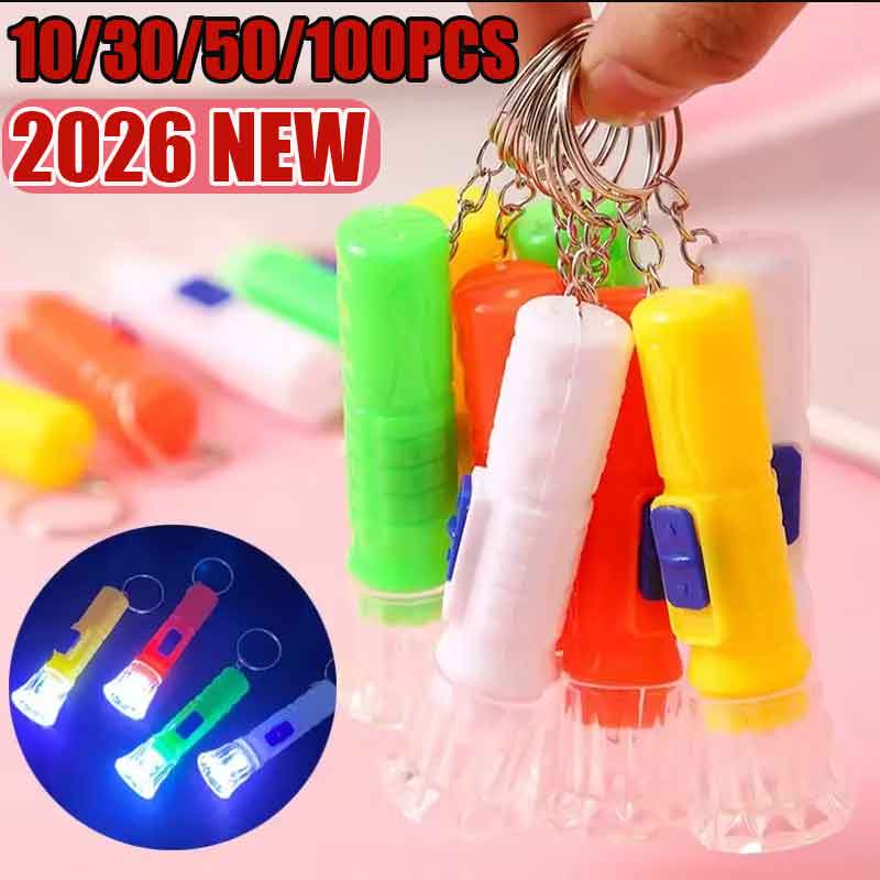 Kids Toys Usa - 10/30/50/100PCS Mini Children LED Flashlight Lamp