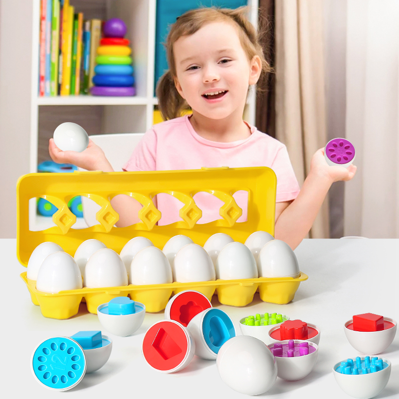Kids Toys Easter - Eggs Screws 3D Puzzle Montessori Learning