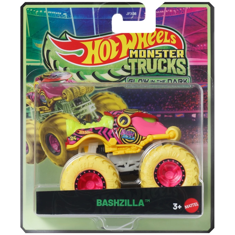 Hot Wheels Car Monster Trucks - Mattel Hot Wheels Monster Trucks Glow-in-the-Dark