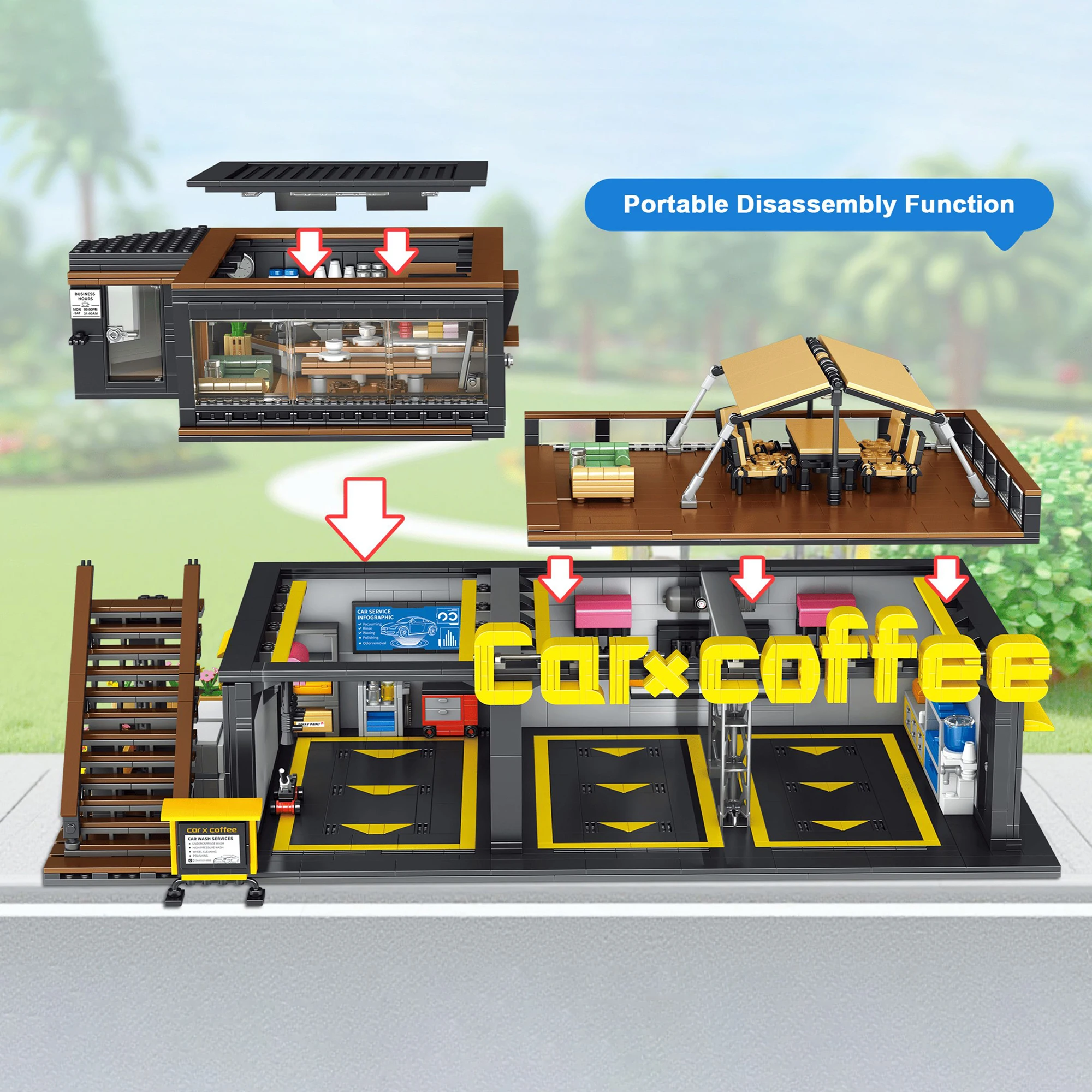 Coffee Auto Repair Shop Coffee - đánh giá và giá Kids Toys Store