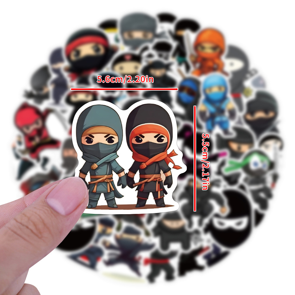 60PCS Ninja Samurai Cartoon Im - đánh giá và giá Kids Toys Cartoon Images
