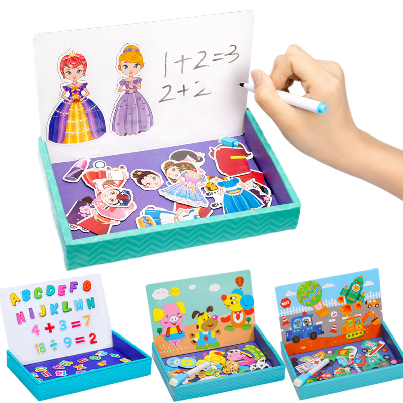 Multifunction Animal Puzzle Pa - đánh giá và giá Magnetic Drawing Board