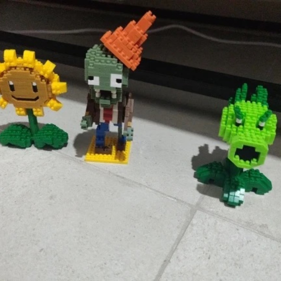Plants VS Zombies Blocks Small - đánh giá và giá Kids Zombie Toys