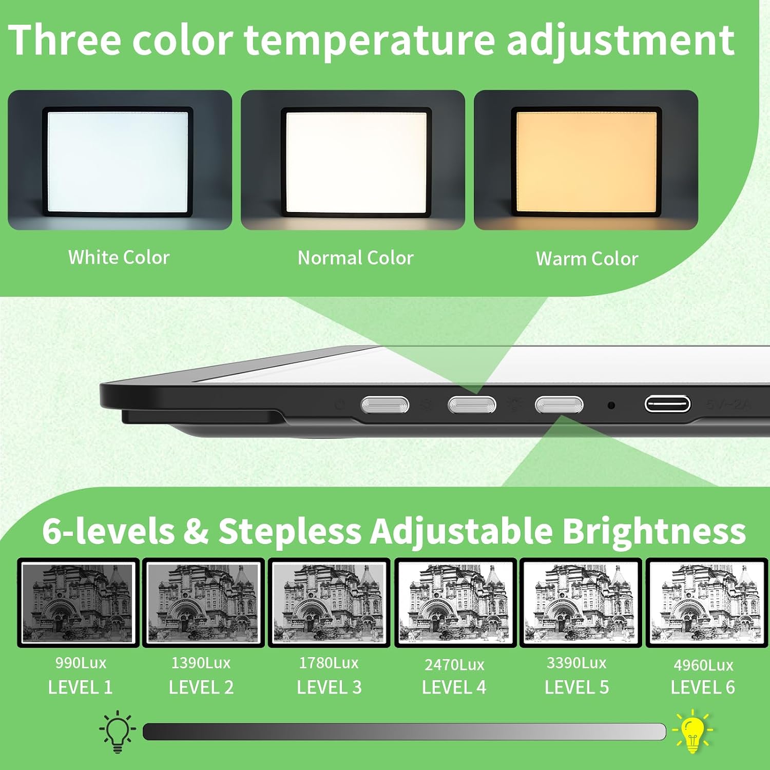 Rechargeable A2 Light Pad for  - đánh giá và giá Magnetic Drawing Board