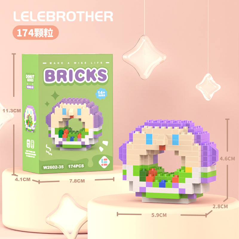 New donut image building block - đánh giá và giá Kids Toys Cartoon Images