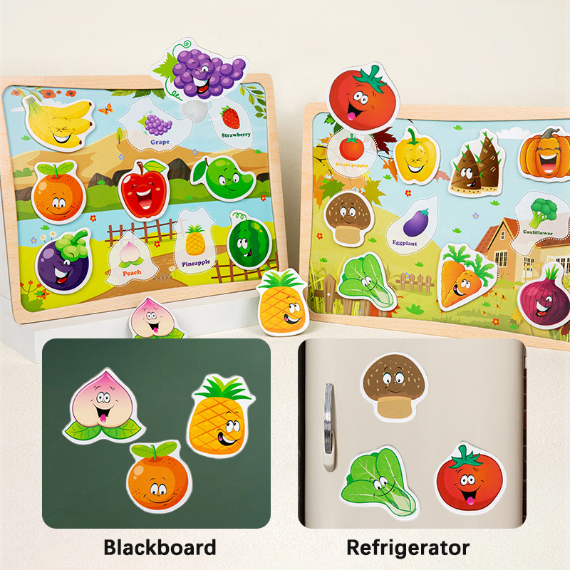 2-In-1 Magnetic Puzzle Board - - đánh giá và giá Magnetic Drawing Board