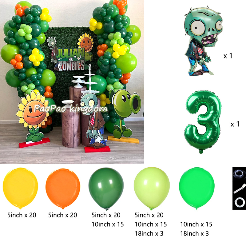 Plants Vs. Z-Zombies Balloons  - đánh giá và giá Kids Zombie Toys