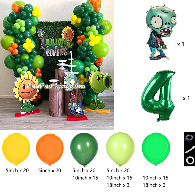 Plants Vs. Z-Zombies Balloons  - đánh giá và giá Kids Zombie Toys