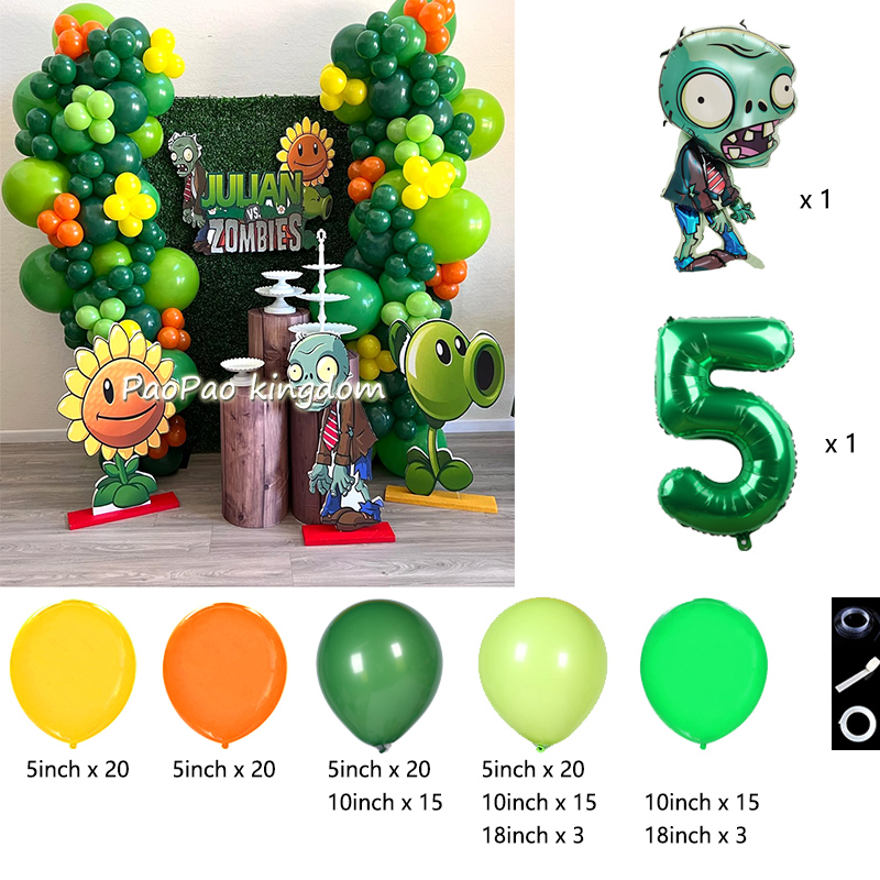Plants Vs. Z-Zombies Balloons  - đánh giá và giá Kids Zombie Toys