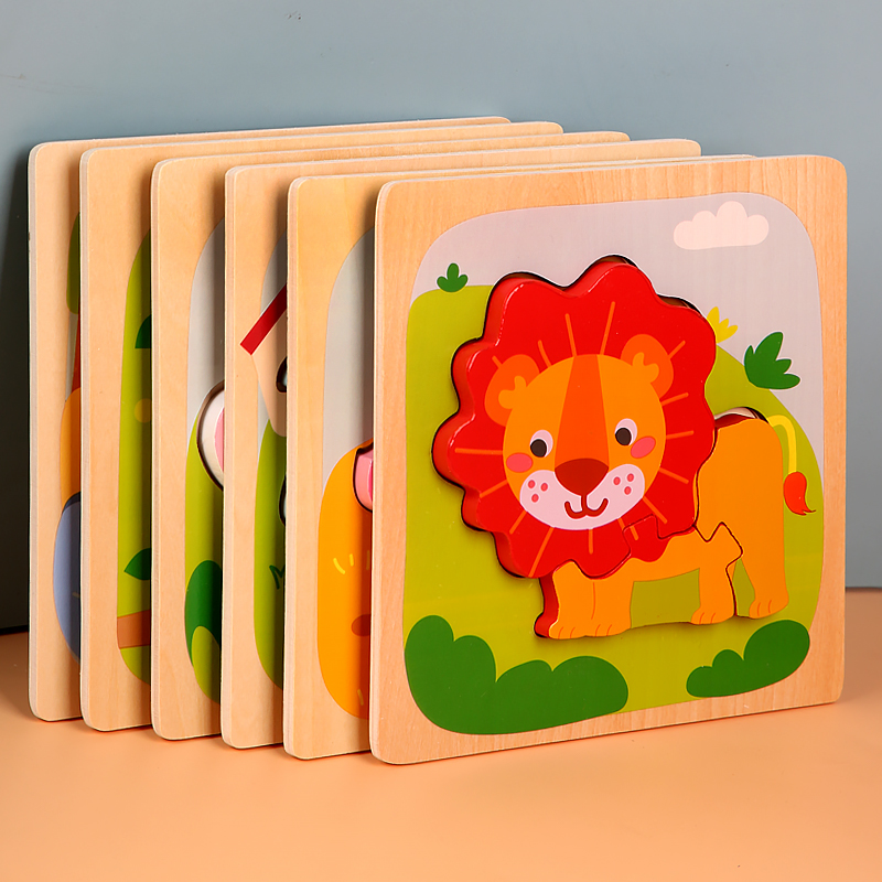 Wood Puzzle Cartoon Animals Co - đánh giá và giá Kids Toys Store