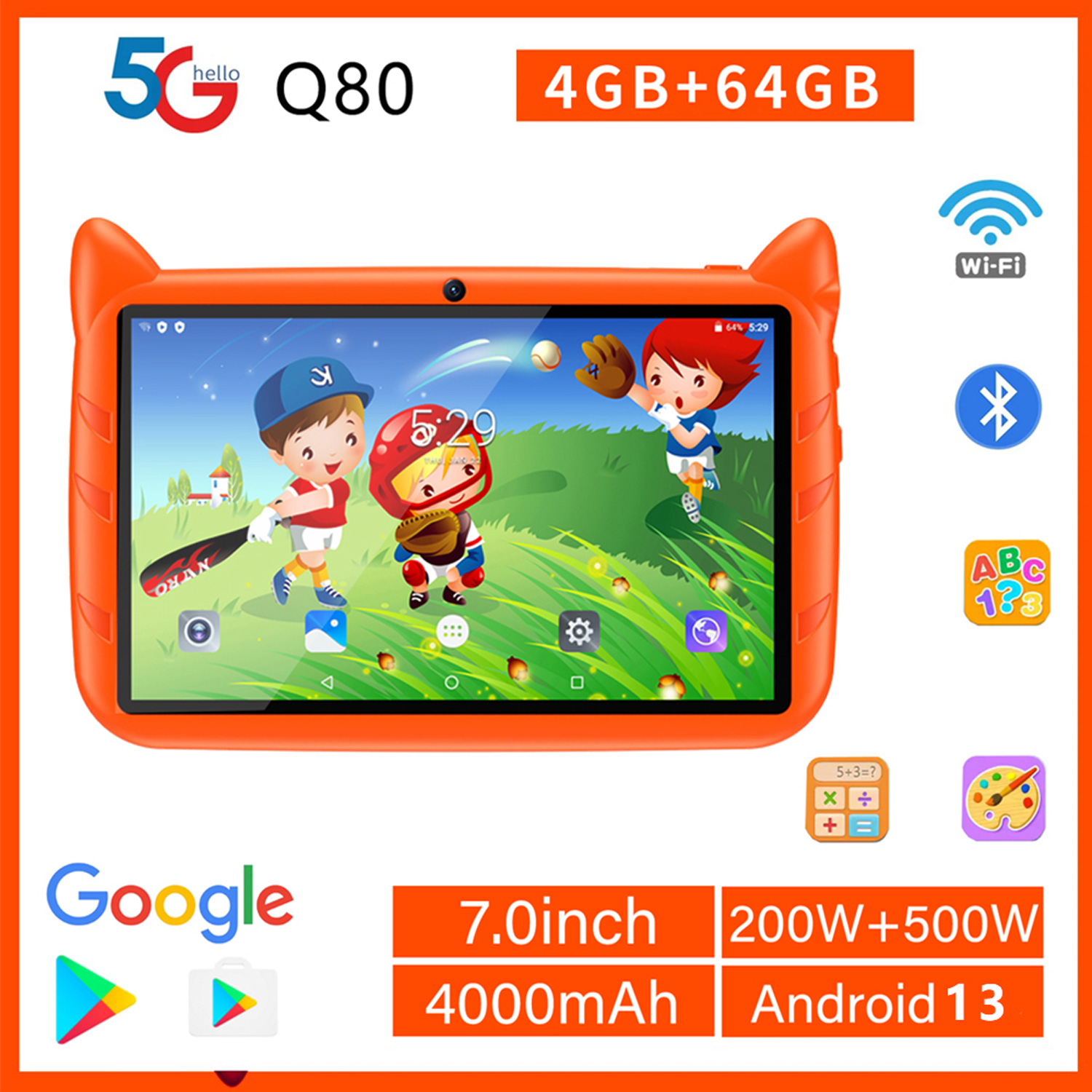 New 5G WiFi Kids Tablet 7 Inch - đánh giá và giá Learning Tablet Kids