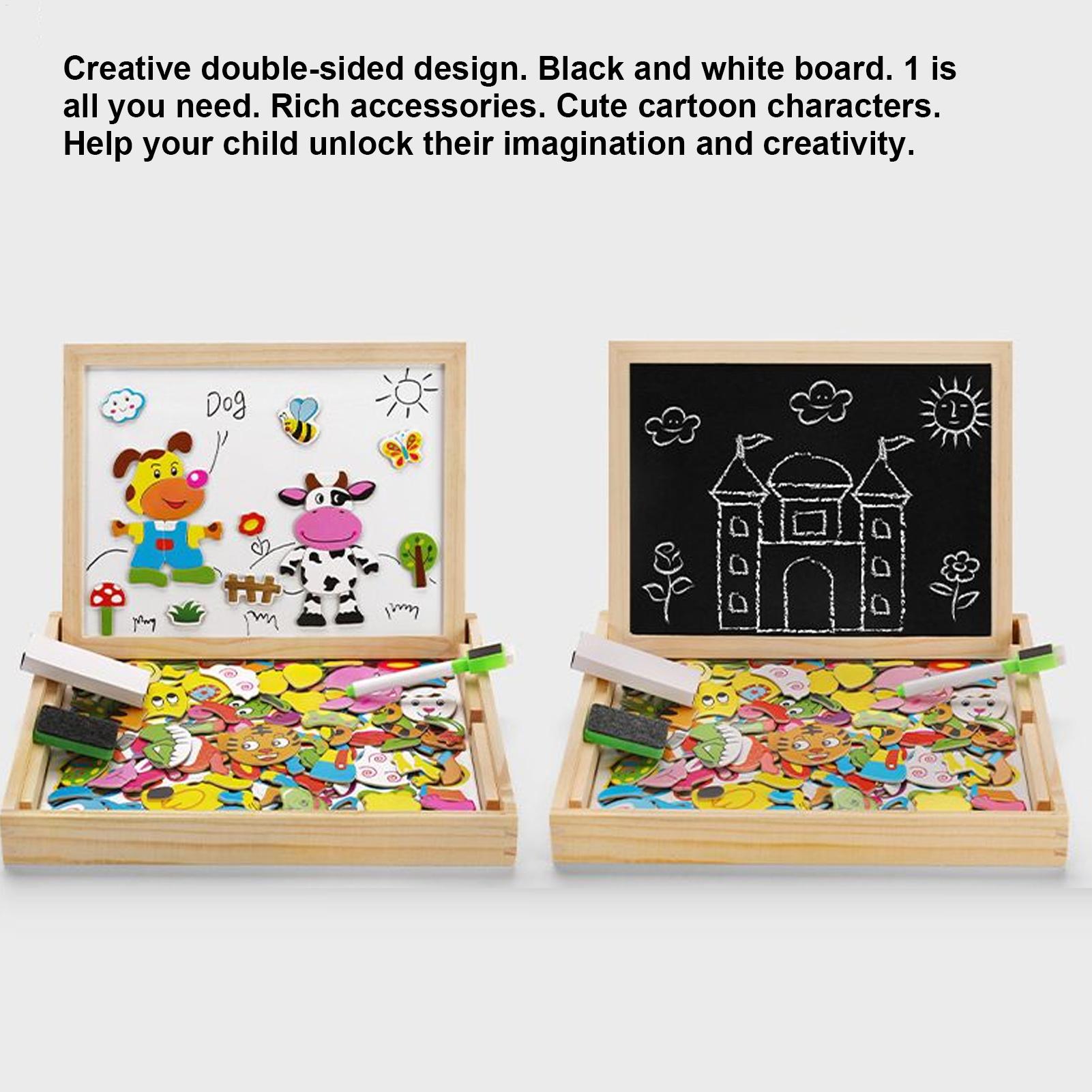 Kids Magnetic Board Wooden Kid - đánh giá và giá Magnetic Drawing Board