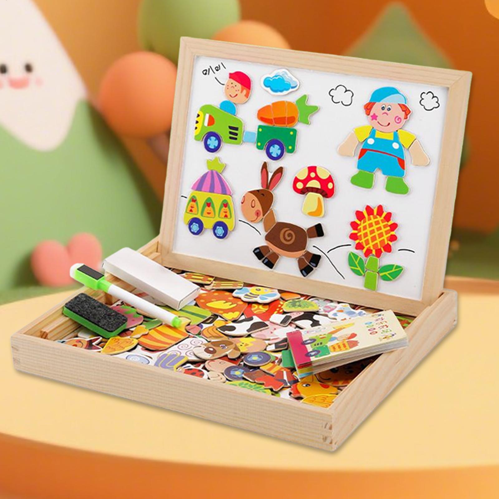 Kids Magnetic Board Wooden Kid - đánh giá và giá Magnetic Drawing Board