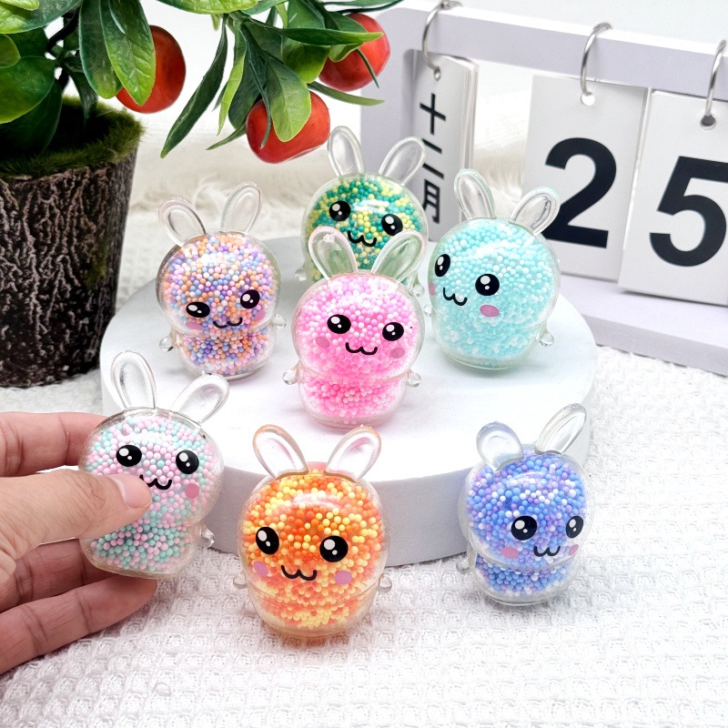 3PCS Squishy Bunny Stress Ball - đánh giá và giá Kids Toys Easter