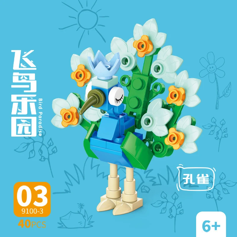 Bricks Animal Bird Paradise Cr - đánh giá và giá Kids Toys Blocks