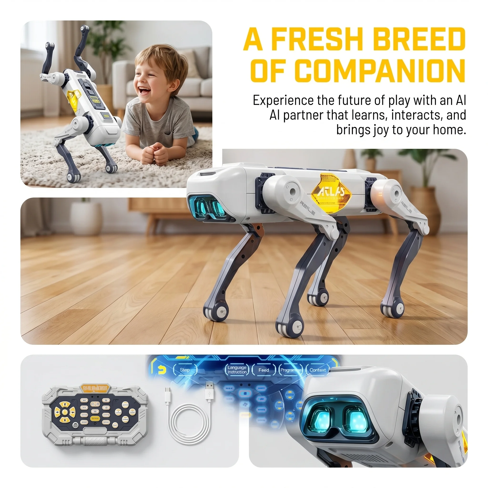 AI Smart Robot Dog, Voice & AP - đánh giá và giá Kids Toys Usa