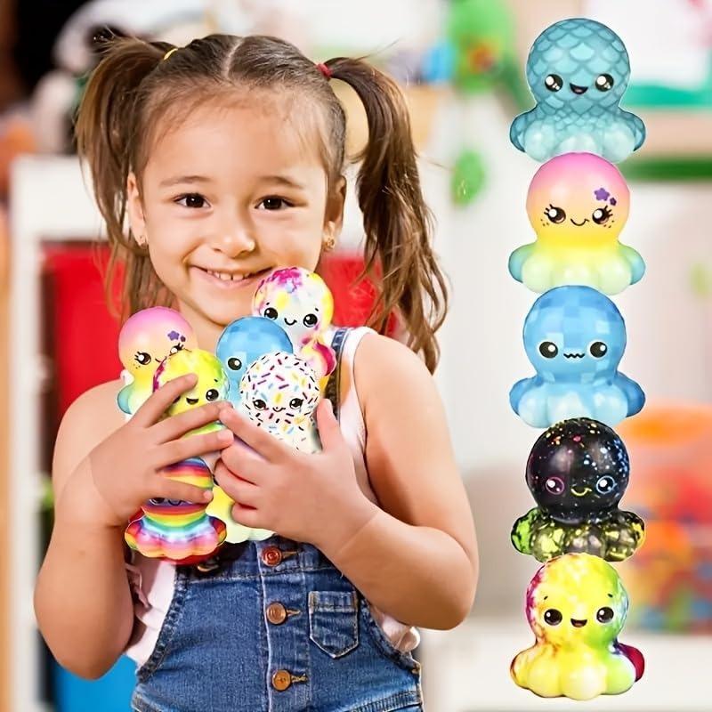 6/12PCS Octopus Slow Squishy T - đánh giá và giá Kids Toys Easter