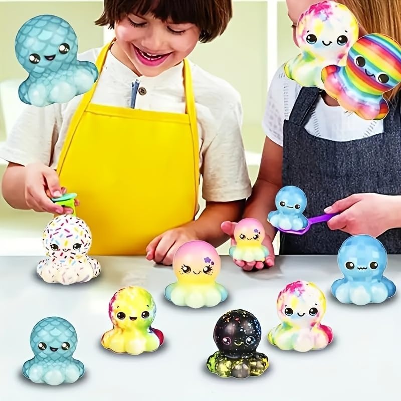 6/12PCS Octopus Slow Squishy T - đánh giá và giá Kids Toys Easter